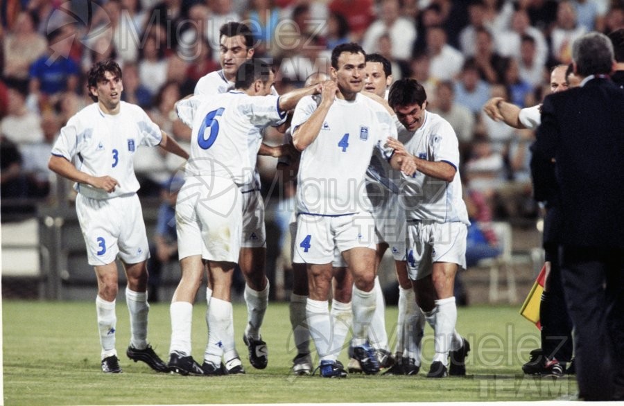 Partido Internacional entre ESPAÑA-GRECIA de clasificación para la EUROCOPA 2004, Zaragoza 2003.