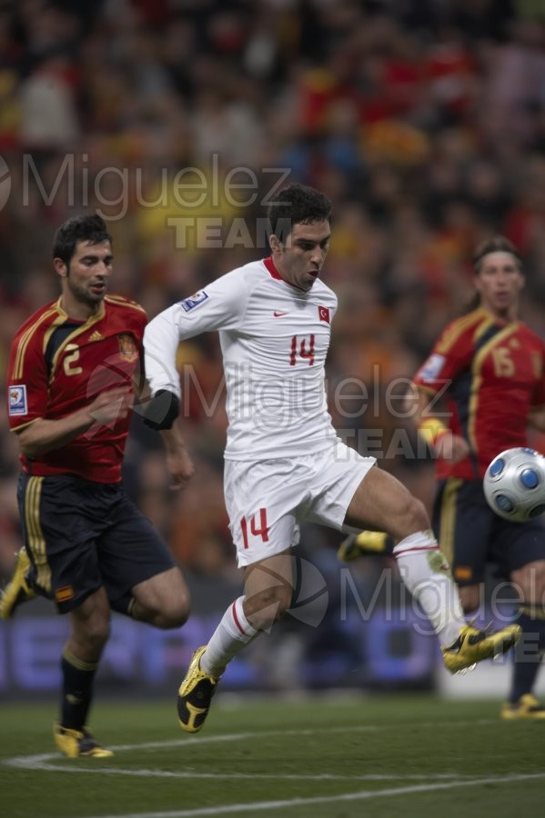 Partido de clasificación para e Mundial de Sudafrica-2010, entre España-Turquia (Madrid) 2009.