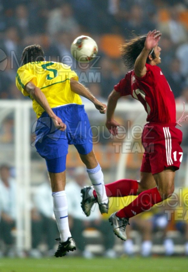 Copa del Mundo JAPON/COREA DEL SUR-2002. Partido entre Brasil - Turquia, Ulsan (Corea del Sur) 2002. 
