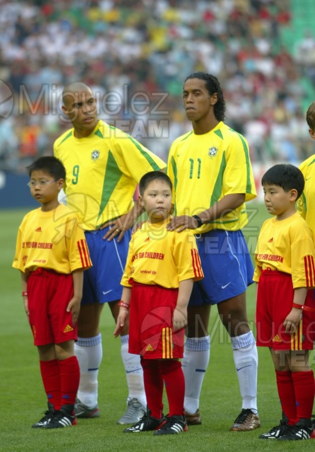 Copa del Mundo JAPON/COREA DEL SUR-2002. Partido entre Brasil - Turquia, Ulsan (Corea del Sur) 2002. 