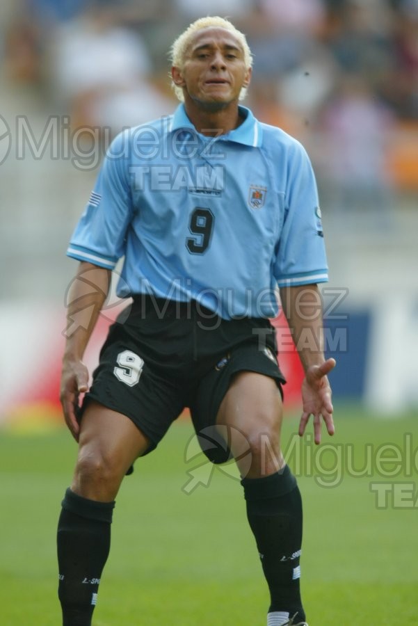 Copa del Mundo JAPON/COREA DEL SUR-2002. Partido entre Uruguay - Dinamarca, Ulsan (Corea del Sur) 2002.