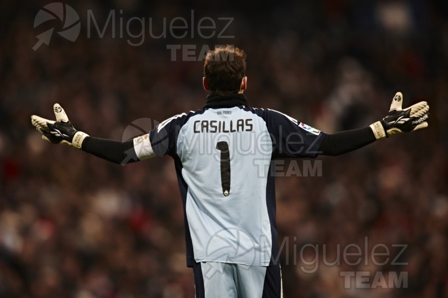 Partido de La Liga Primera División, Temporada 2010-2011 entre Real Madrid-Valencia (Madrid) 2010. 