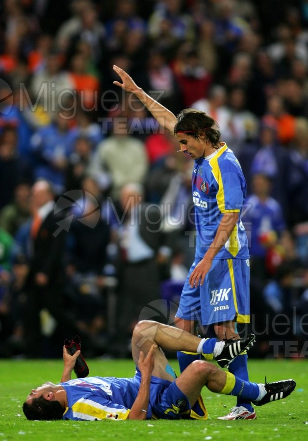 Final de la Copa del Rey entre Valencia - Getafe (Madrid) 2008.
