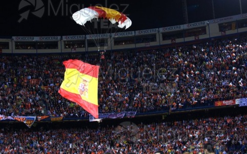 Final de la Copa del Rey entre Valencia - Getafe (Madrid) 2008.