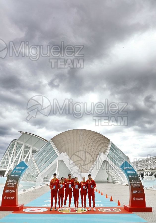 Criterium Internacional Relevos Mixto de Marcha 42,195 km y 10 Km (Valencia) 2024