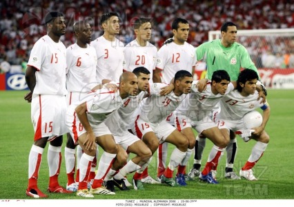 Partido de Copa del Mundo entre España - Túnez en Stuttgart (Alemania) 2006
