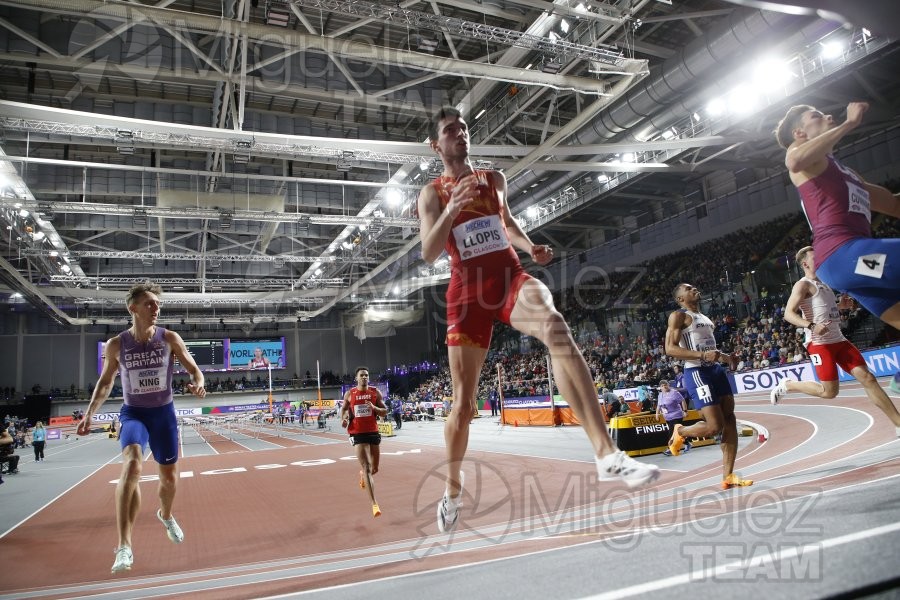 Campeonato del Mundo Absoluto indoor / Short Track (Glasgow) 03-03-2024.