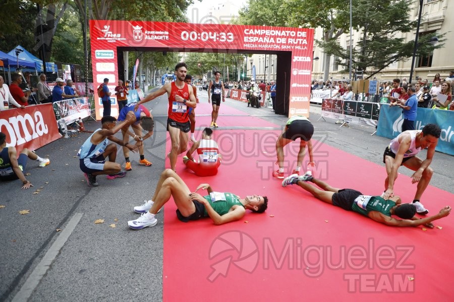 Campeonato de España en Ruta Absoluto, Medio Maratón, 5km y Milla (Albacete) 2024.