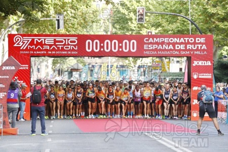 Campeonato de España en Ruta Absoluto, Medio Maratón, 5km y Milla (Albacete) 2024.