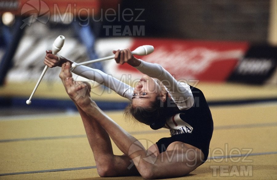 Exhibición en el Palacio de los Deportes de OVIEDO "ESTRELLAS DE LA GIMNASIA" Gimnasia Artística y Rítmica. 1990