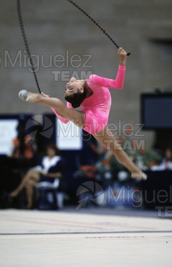 Campeonato de España de Gimnasia Rítmica en el Palacio Sant Jordi (Barcelona) 1991