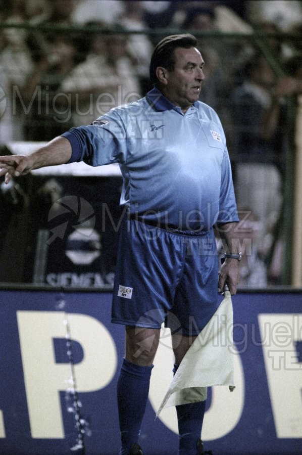 Partido Mundíal contra el RACISMO celebrado en el estadio Santiago Bernabéu de Madrid. 1997