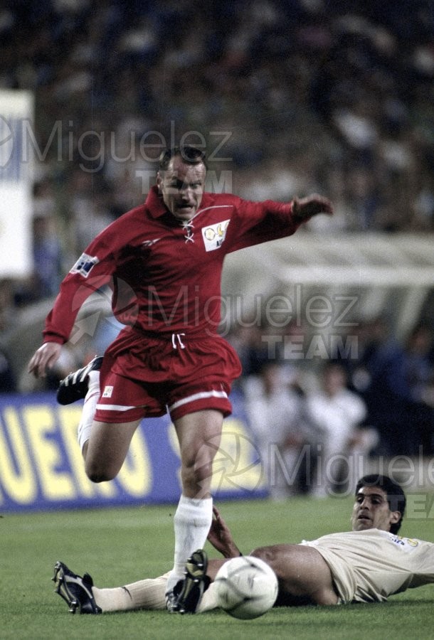 Partido Mundíal contra el RACISMO celebrado en el estadio Santiago Bernabéu de Madrid. 1997