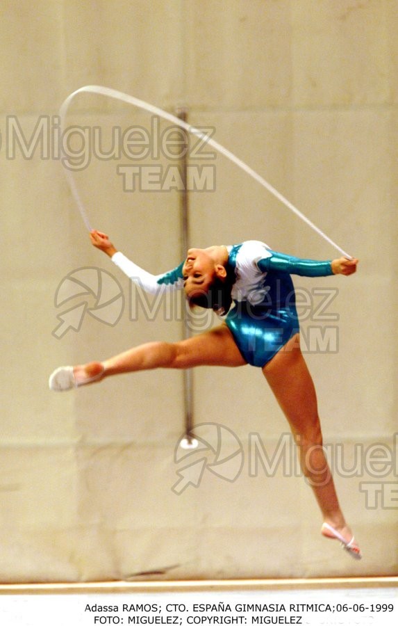 Campeonato de España Absoluto de Gimnasia Rítmica celebrado en Leganés (Madrid). 1999. 