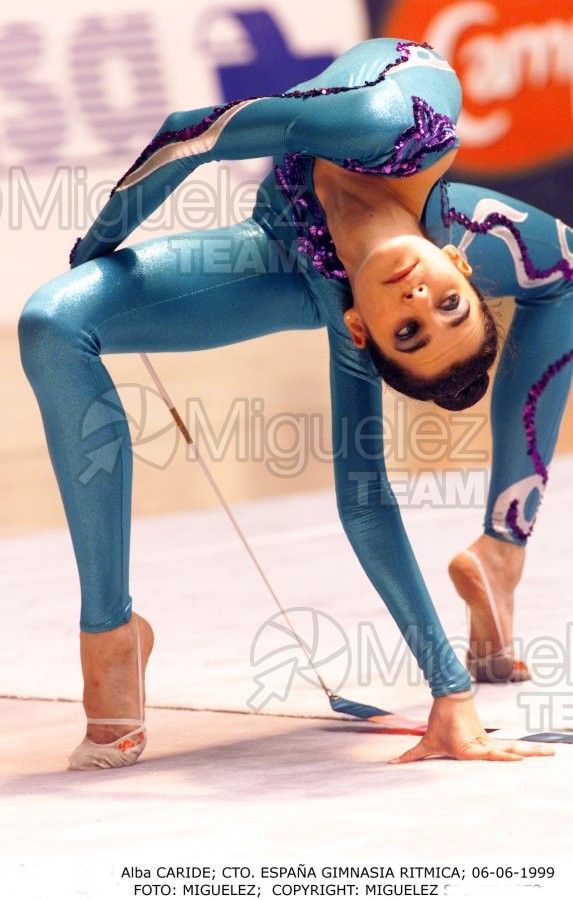 Campeonato de España Absoluto de Gimnasia Rítmica celebrado en Leganés (Madrid). 1999. 