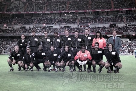 Partido Mundíal contra el RACISMO celebrado en el estadio Santiago Bernabéu de Madrid. 1997