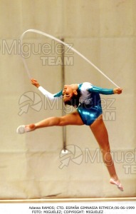Campeonato de España Absoluto de Gimnasia Rítmica celebrado en Leganés (Madrid). 1999. 