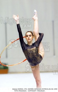 Campeonato de España Absoluto de Gimnasia Rítmica celebrado en Leganés (Madrid). 1999. 