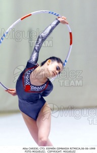 Campeonato de España Absoluto de Gimnasia Rítmica celebrado en Leganés (Madrid). 1999. 