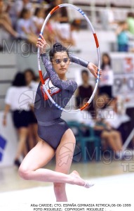 Campeonato de España Absoluto de Gimnasia Rítmica celebrado en Leganés (Madrid). 1999. 