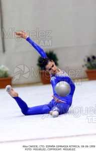 Campeonato de España Absoluto de Gimnasia Rítmica celebrado en Leganés (Madrid). 1999. 
