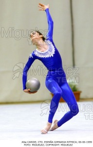 Campeonato de España Absoluto de Gimnasia Rítmica celebrado en Leganés (Madrid). 1999. 