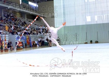Campeonato de España Absoluto de Gimnasia Rítmica celebrado en Leganés (Madrid). 1999. 