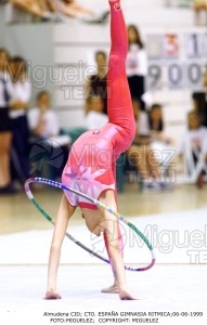 Campeonato de España Absoluto de Gimnasia Rítmica celebrado en Leganés (Madrid). 1999. 