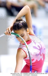 Campeonato de España Absoluto de Gimnasia Rítmica celebrado en Leganés (Madrid). 1999. 
