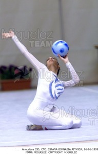 Campeonato de España Absoluto de Gimnasia Rítmica celebrado en Leganés (Madrid). 1999. 