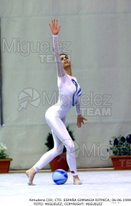 Campeonato de España Absoluto de Gimnasia Rítmica celebrado en Leganés (Madrid). 1999. 