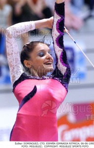 Campeonato de España Absoluto de Gimnasia Rítmica celebrado en Leganés (Madrid). 1999. 