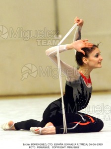 Campeonato de España Absoluto de Gimnasia Rítmica celebrado en Leganés (Madrid). 1999. 