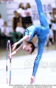 Campeonato de España Absoluto de Gimnasia Rítmica celebrado en Leganés (Madrid). 1999. 