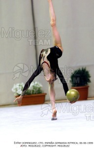 Campeonato de España Absoluto de Gimnasia Rítmica celebrado en Leganés (Madrid). 1999. 