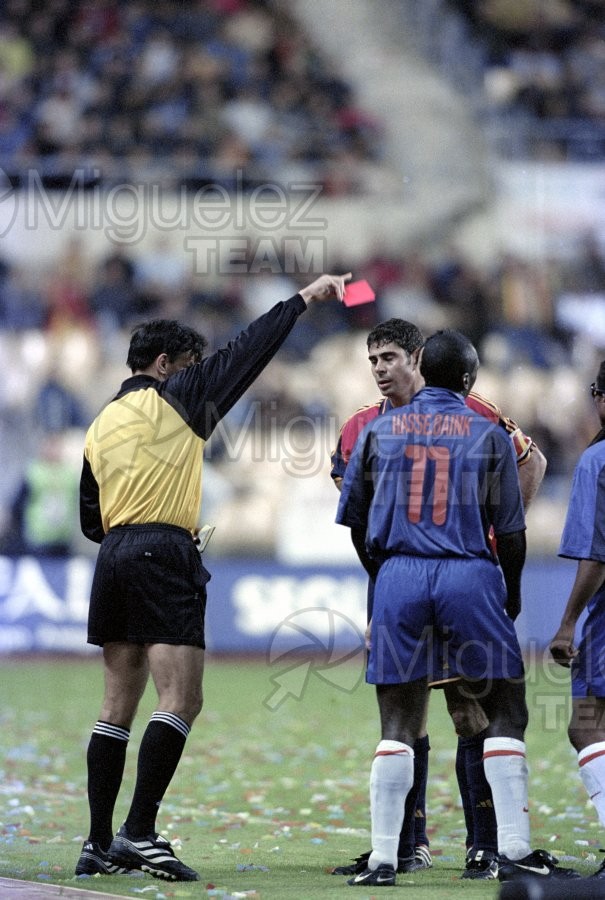 Partido Internacional de clasificación para el Mundíal 2002, entre ESPAÑA-HOLANDA en Sevilla. 2000