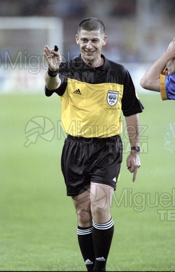 Final de la COPA DE EUROPA entre LIVERPOOL-DEPORTIVO ALAVÉS (ING) (ALEMANIA) 2001.