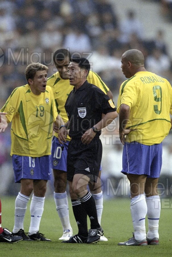 COPA DEL MUNDO JAPON/COREA DEL SUR-2002 entre BRASIL-TURQUIA, Ulsan (Corea del Sur) 2002.