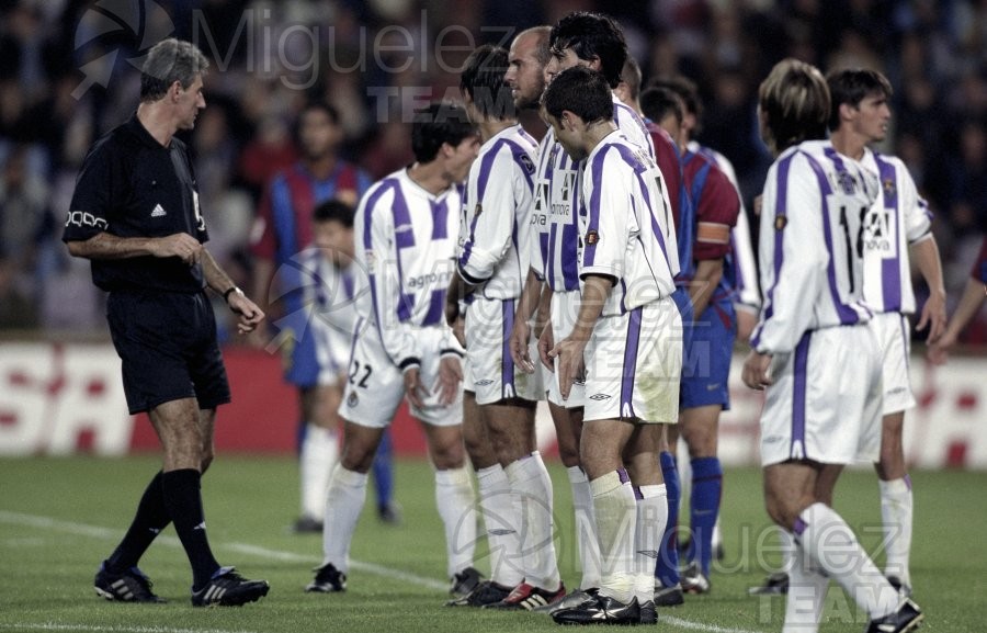 Partido de Fútbol 1ª Divison entre VALLADOLID-BARCELONA, Valladolid 2002.