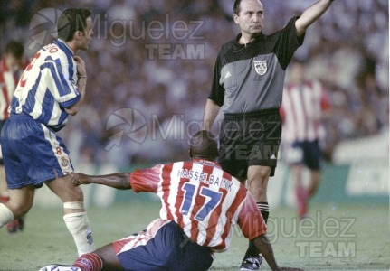 Final de la COPA DEL REY, celebrada entre el ESPANYOL-ATLÉTICO DE MADRID en el estadio de Mestalla de Valencia. 2000