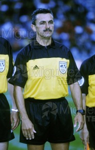 EUROCOPA-2000, celebrada en Bélgica-Paises Bajos. Partido entre ITALIA-BÉLGICA, celebrado en el estadio KING BANDONIN de Bruselas (Bélgica).