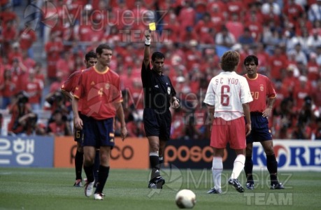 COPA DEL MUNDO JAPON/COREA DEL SUR-2002 entre ESPAÑA-COREA DEL SUR,  Gwangju (Corea del Sur) 2002.