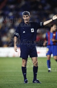 Partido de Fútbol 1ª Divison entre VALLADOLID-BARCELONA, Valladolid 2002.