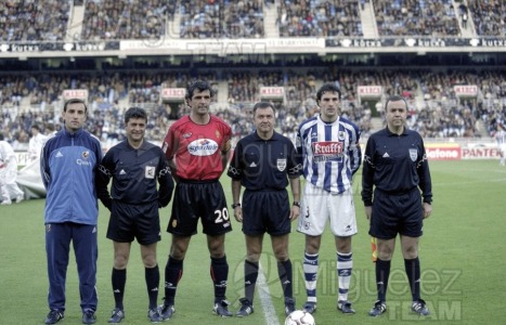 Partido de Liga 1ª División entre REAL SOCIEDAD-MALLORCA, San Sebastián 2002.