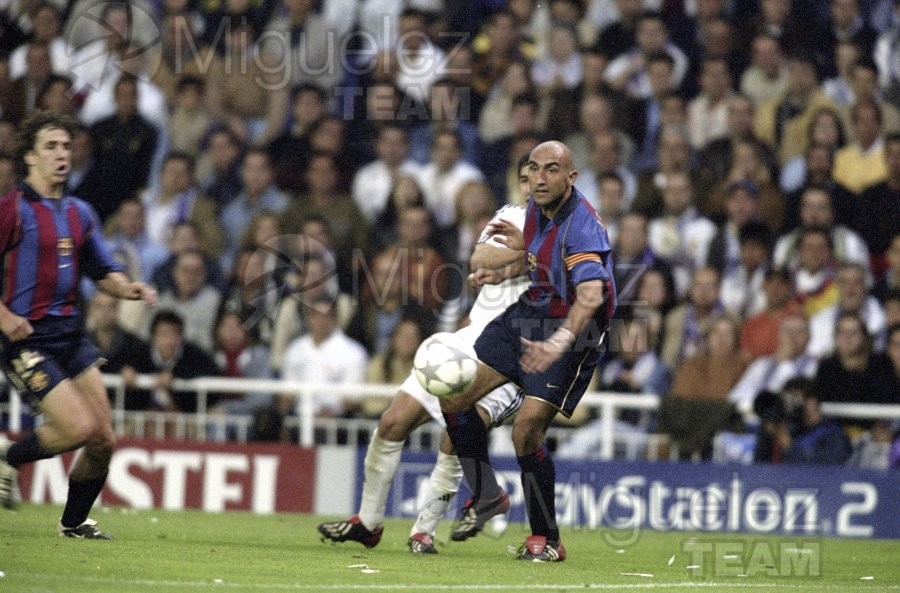 SEMIFINALES DE COPA DE CAMPEONES (CHAMPIONS LEAGUE) entre REAL MADRID-BARCELONA, Madrid 2002.