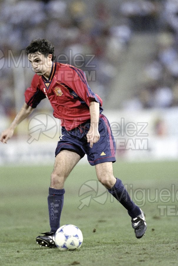 Partido Oficial de Clasificación para la EUROCOPA entre ESPAÑA-CHIPRE (Badajoz) 1999.