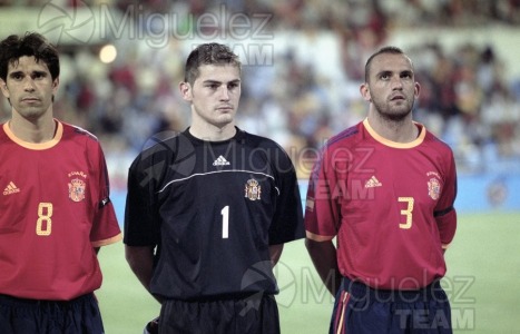 Partido Internacional entre ESPAÑA-GRECIA de clasificación para la EUROCOPA 2004, Zaragoza 2003.