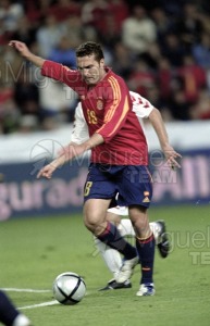 Partido amistoso entre ESPAÑA-DINAMARCA, Gijón 2004.