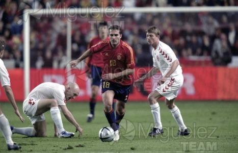 Partido amistoso entre ESPAÑA-DINAMARCA, Gijón 2004.