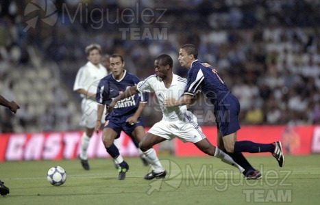 TROFEO CIUDAD DE ALICANTE entre REAL MADRID-MONTPELLIER (FRA) celebrado en el estadio JOSE RICO PEREZ de ALICANTE. 2001